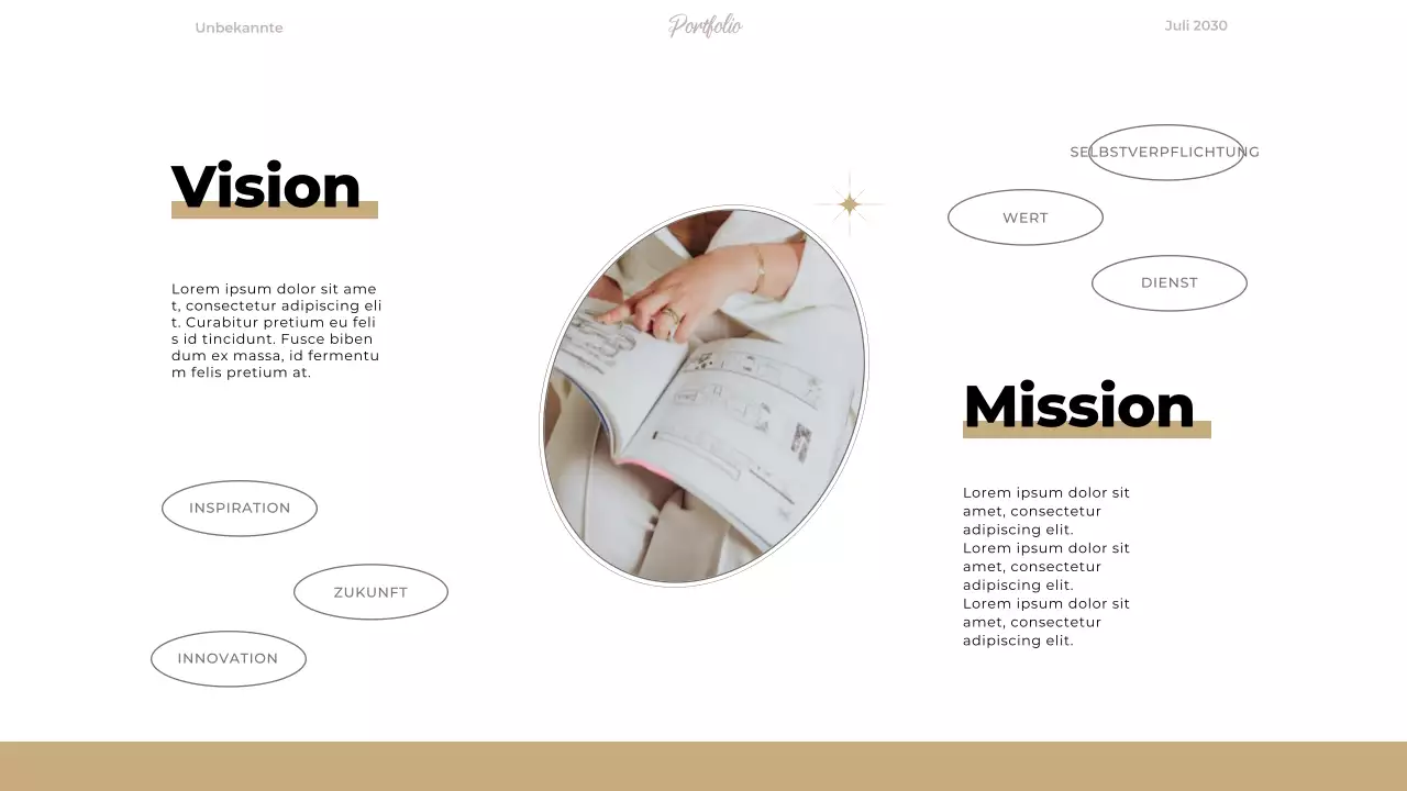 Beige Elegant Modern Designer Portfolio
