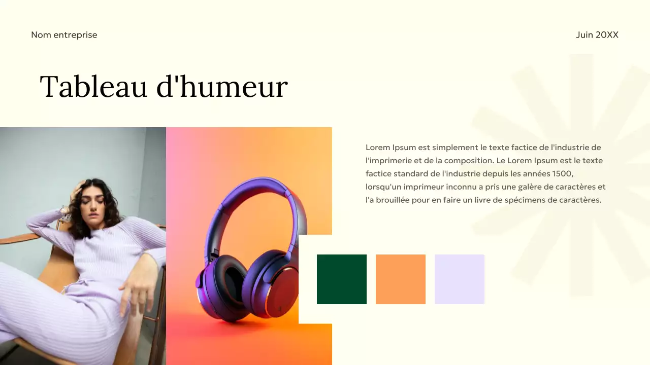 Vert Orange Pourpre Minimaliste Elgant Brand Startegy