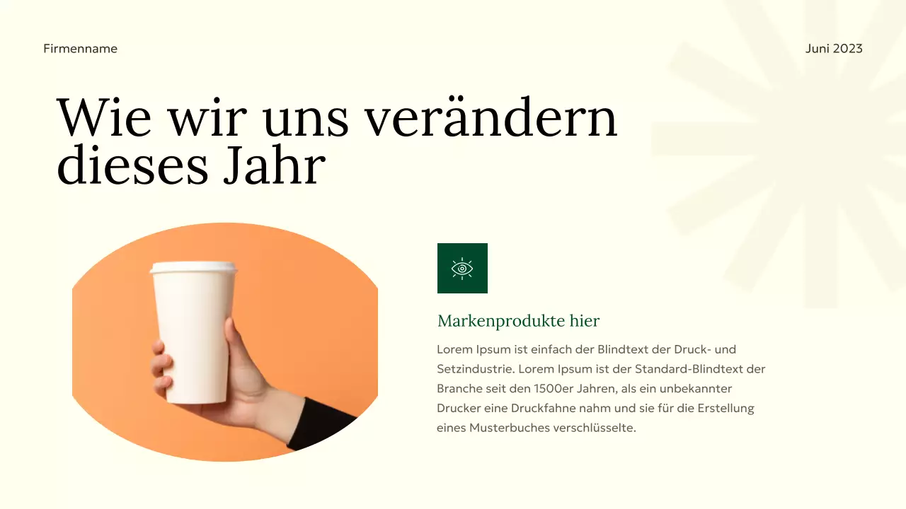 Grün Orange Lila Minimalistische Elgant Markenstrategie