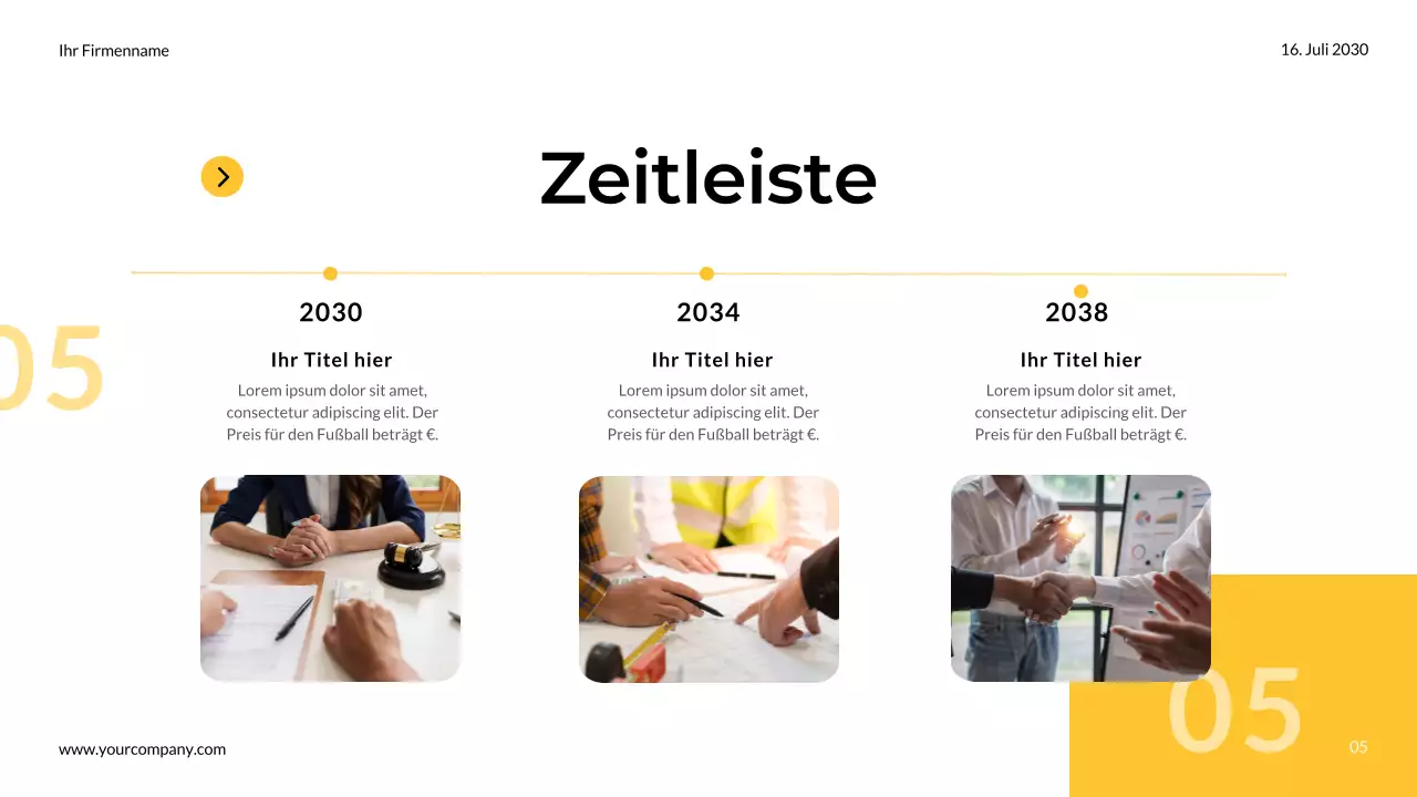 Gelbe und graue einfache moderne Marketing Team Notizen