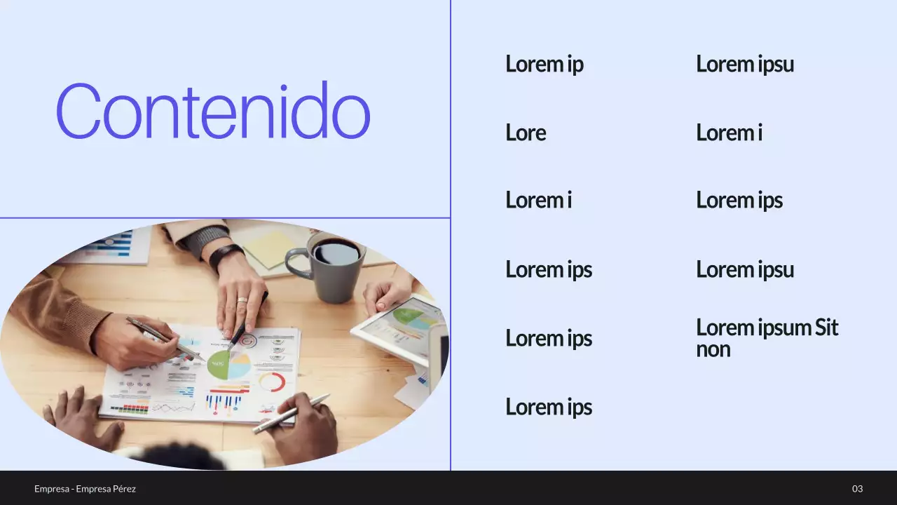 Blue and Green Minimal Perfil de empresa Presentación de la empresa