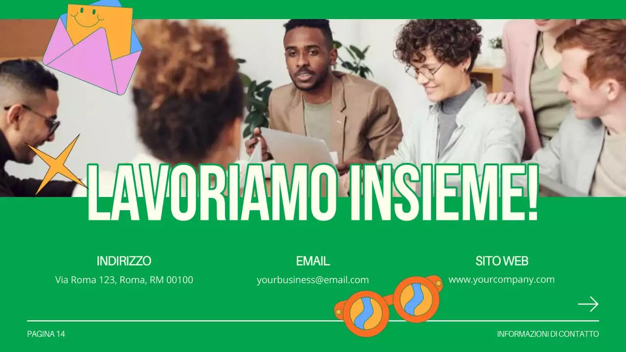 Green and White Creative Design Studio Introduzione dell'azienda