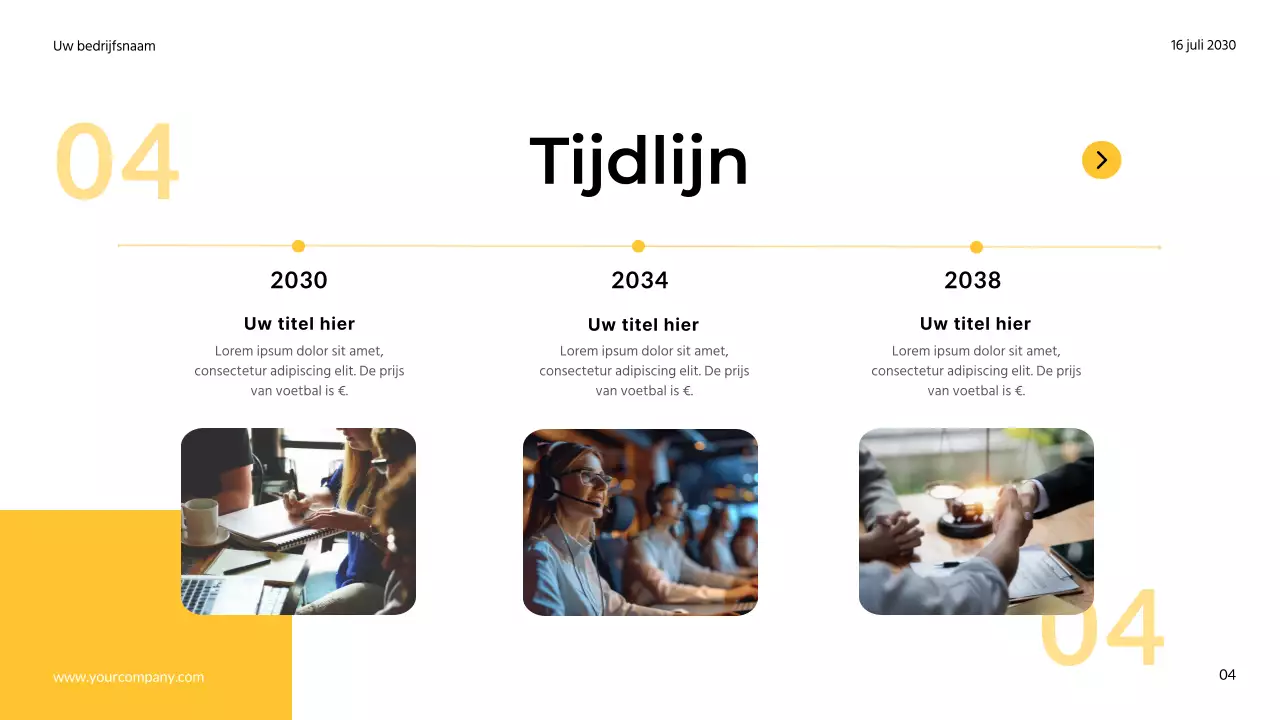 Geel en grijs Eenvoudig Modern Marketing Team Notities