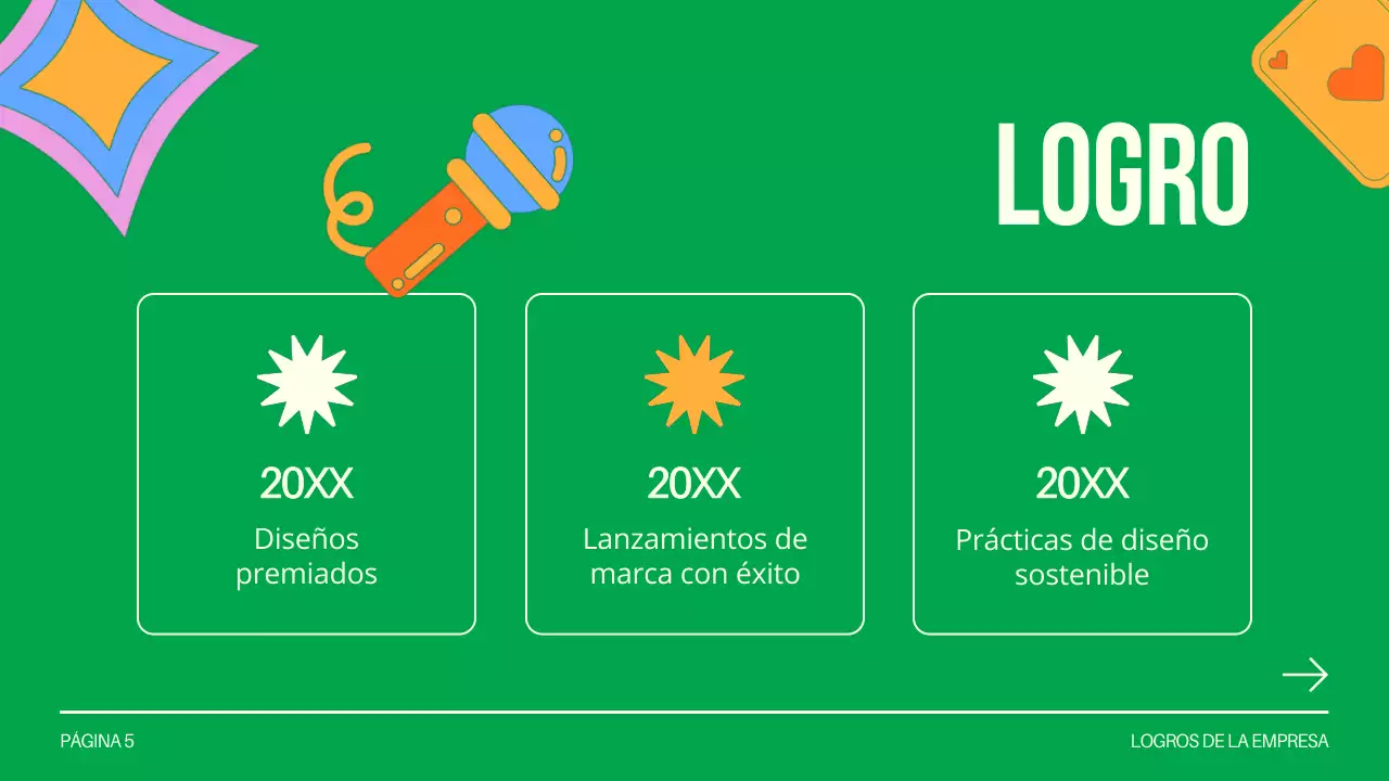 Green and White Creative Design Studio Presentación de la empresa