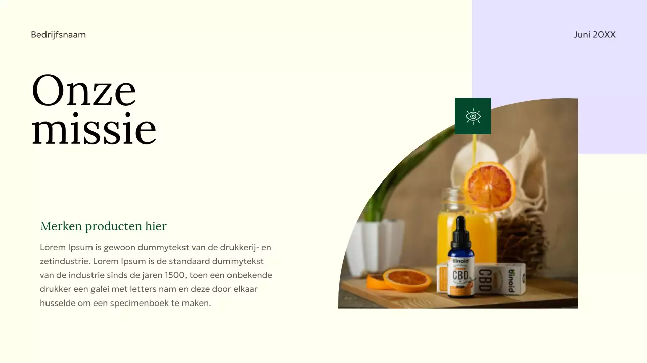Groen Oranje Paars Minimalistisch Elgant Merk Startegie
