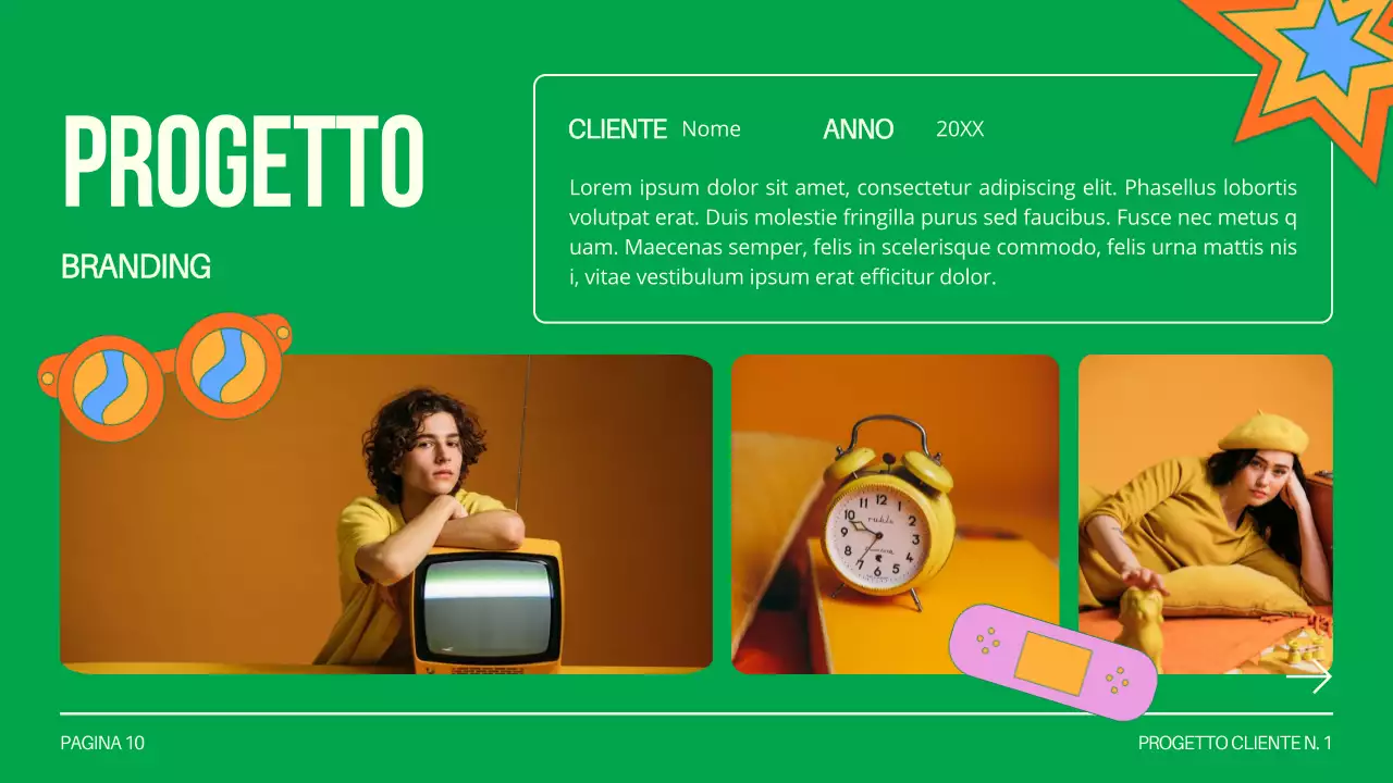 Green and White Creative Design Studio Introduzione dell'azienda