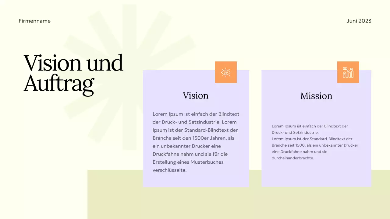 Grün Orange Lila Minimalistische Elgant Markenstrategie