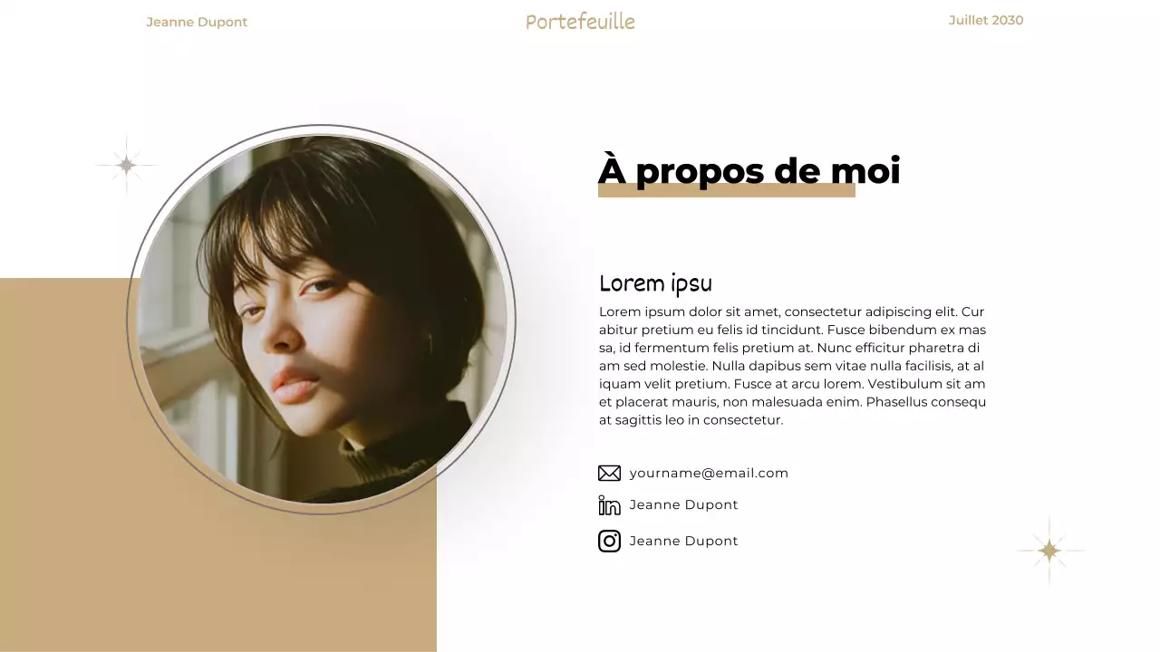 Beige Élégant Portefeuille Designer Moderne