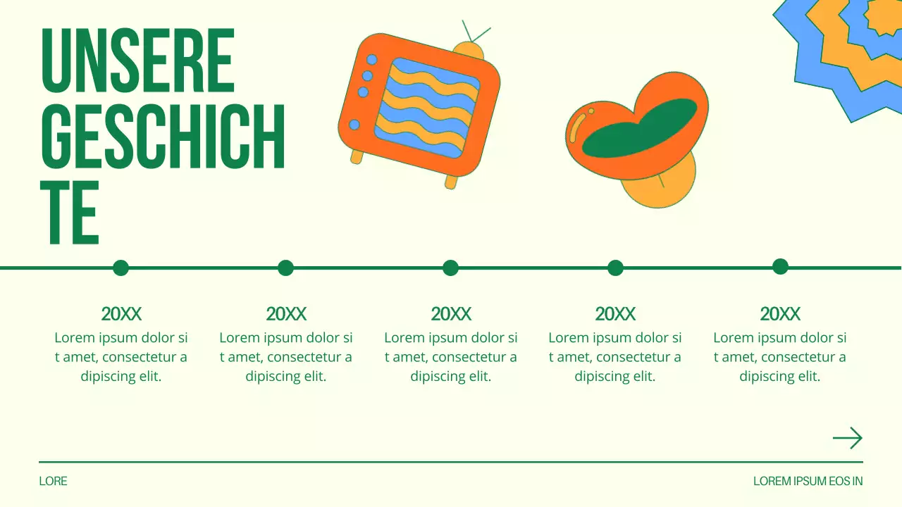 Green and White Creative Design Studio Einführung des Unternehmens