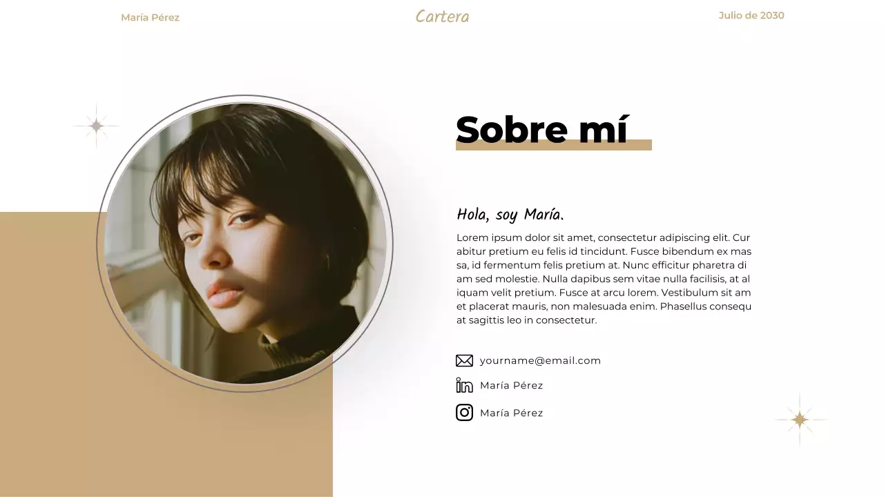 Beige Elegante Cartera de Diseño Moderno