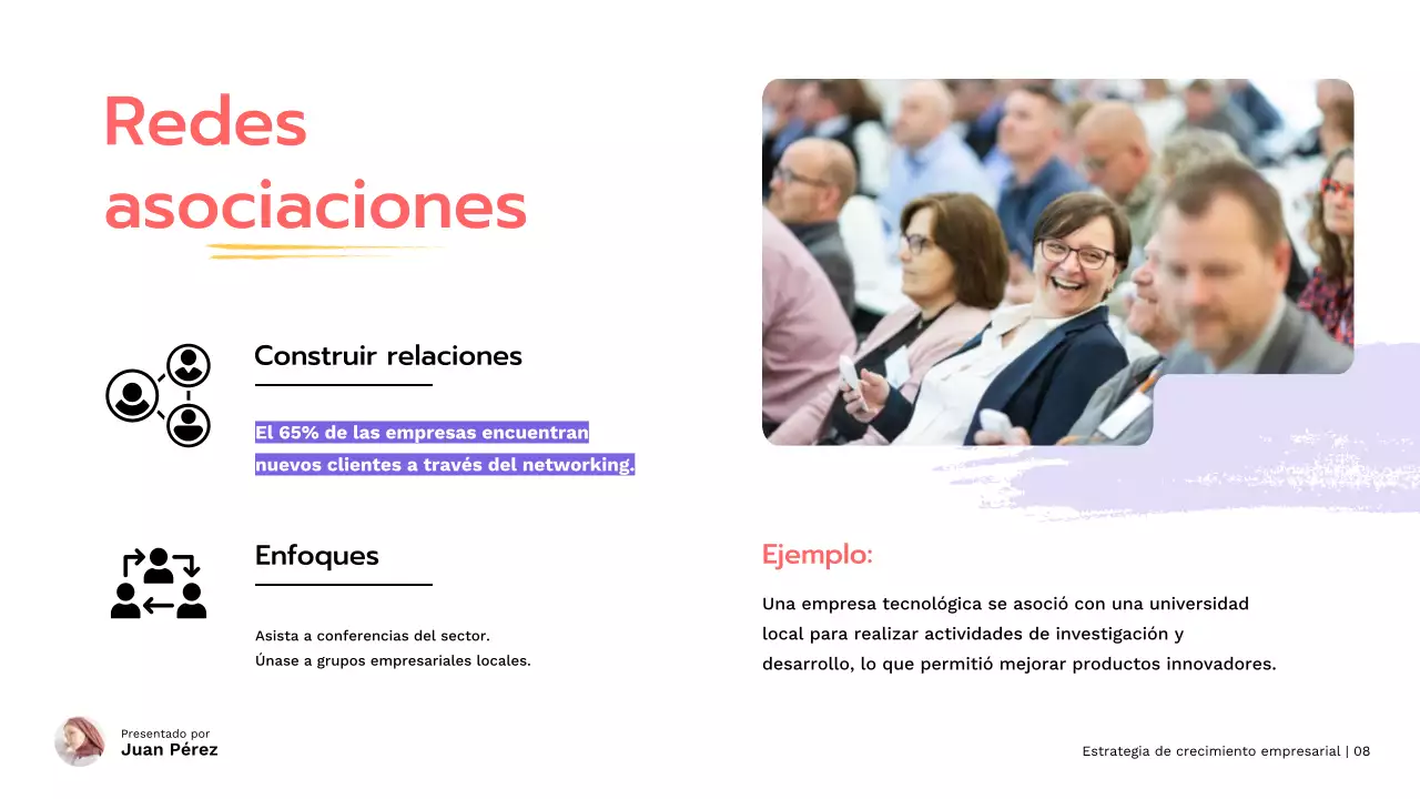 Red Modern Small Business Growth Strategy