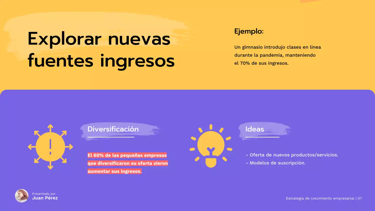 Red Modern Small Business Growth Strategy