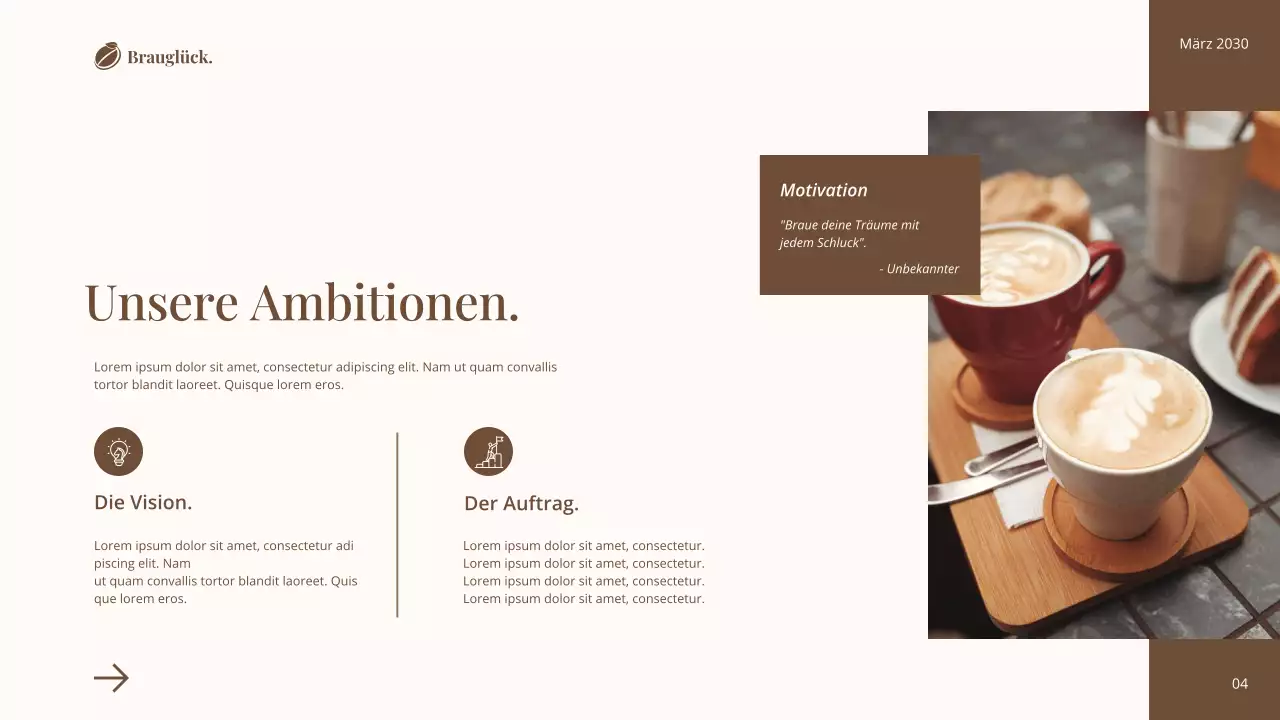 Brown and White Simple Classic Coffe Shop Einleitung