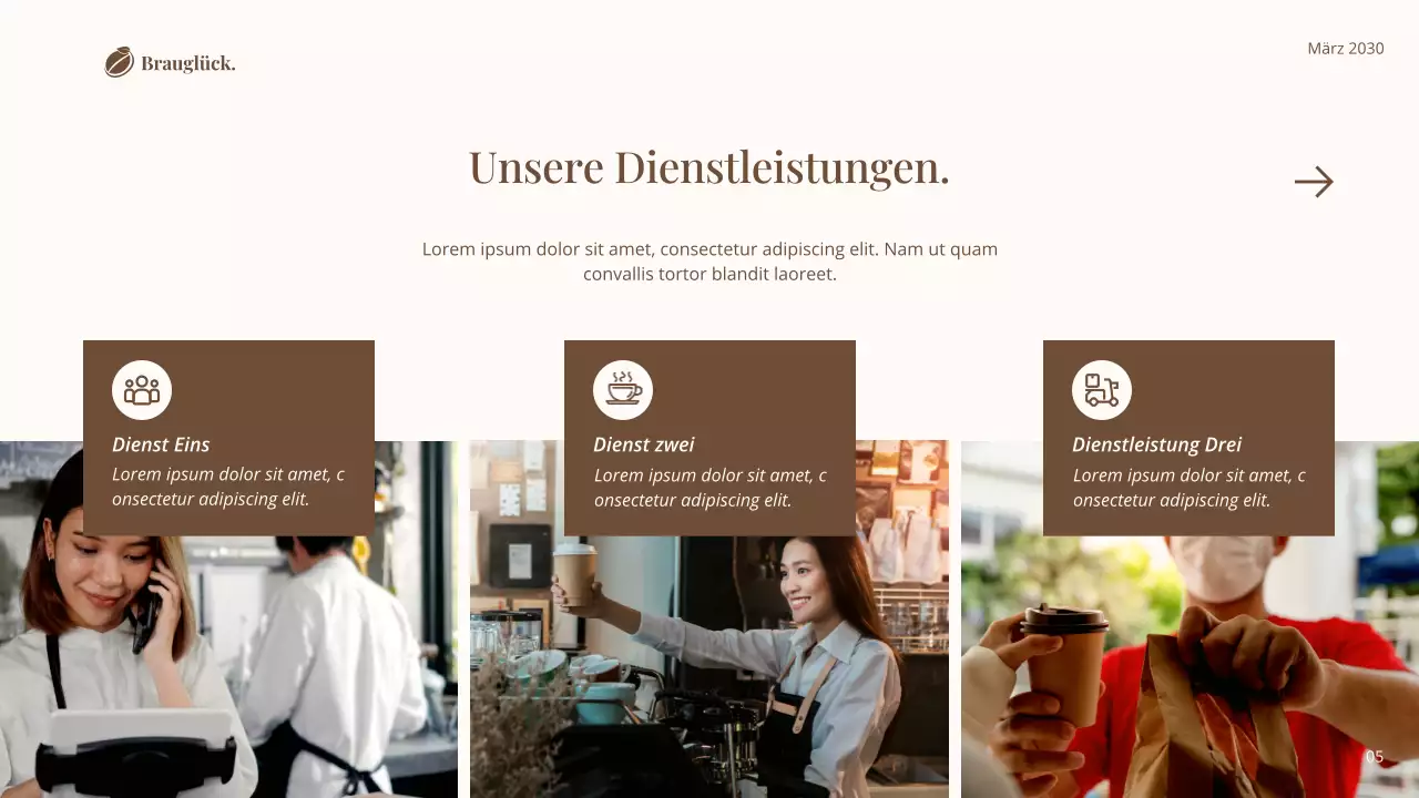 Brown and White Simple Classic Coffe Shop Einleitung