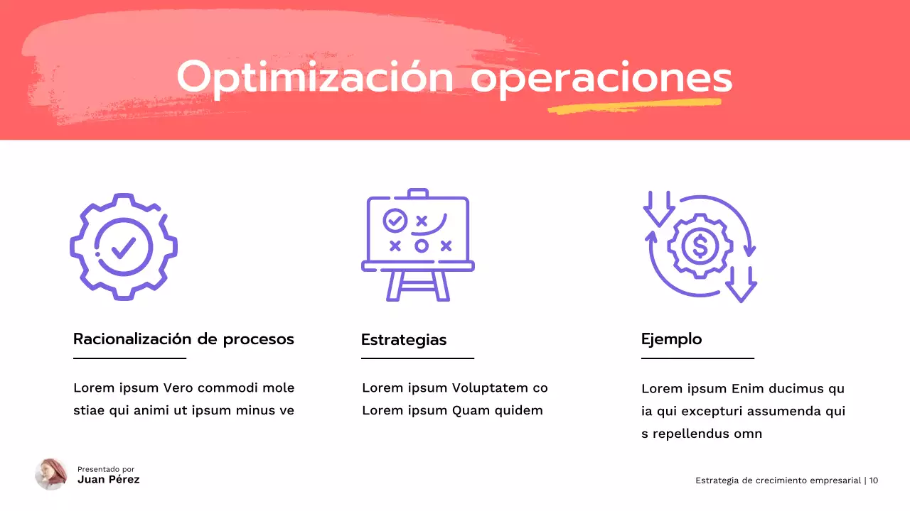 Red Modern Small Business Growth Strategy