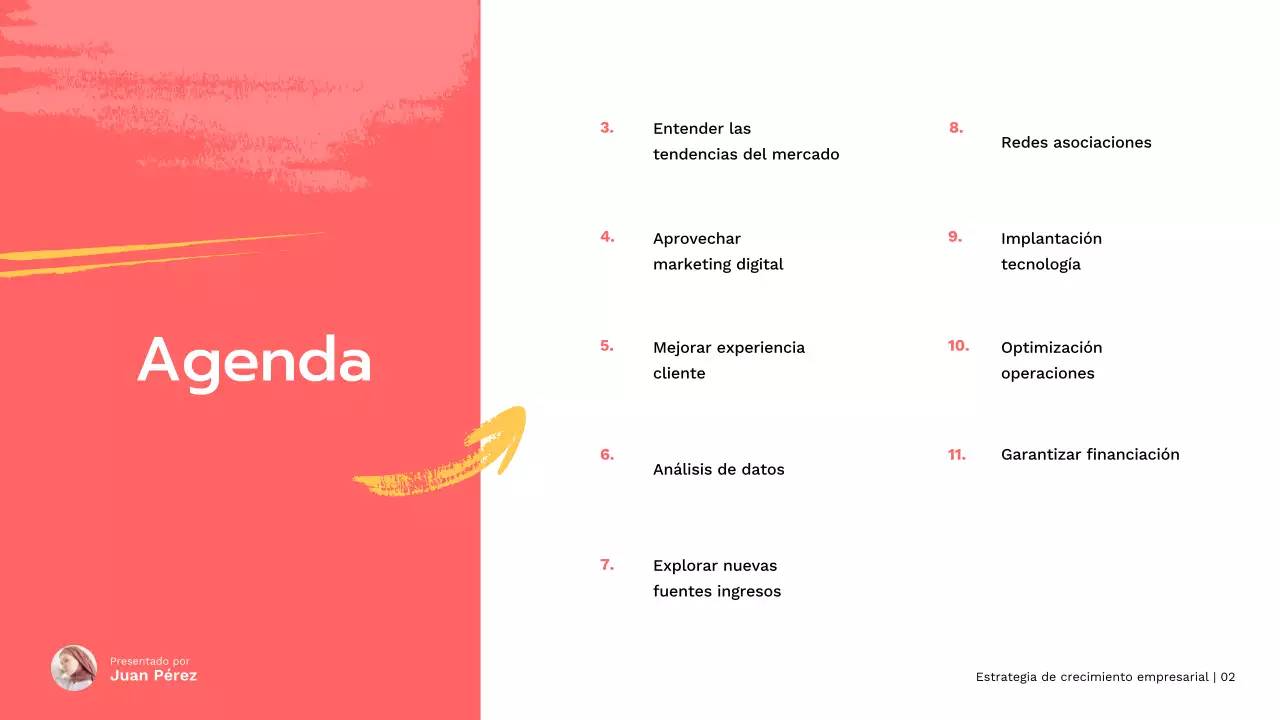 Red Modern Small Business Growth Strategy