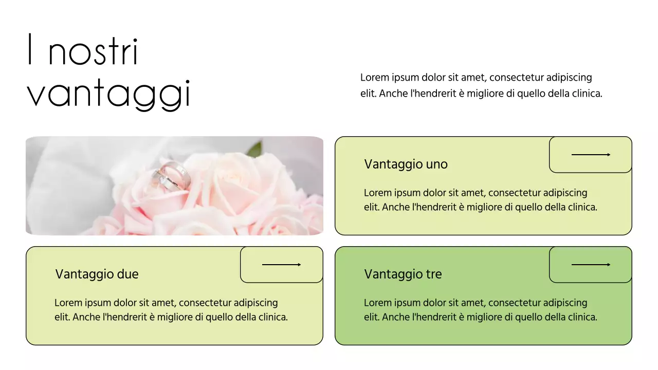 Presentazione dell'azienda del negozio di fiori minimalista bianco e verde