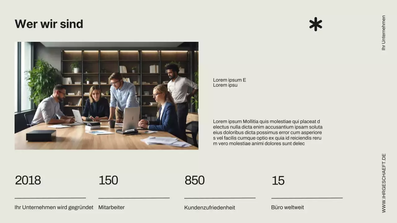 Schwarz und Elfenbein Minimal Business Project Proposal