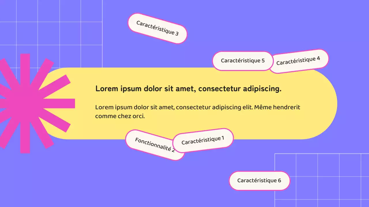 Beige et violet Géométrique Promotion des cours SMM en ligne