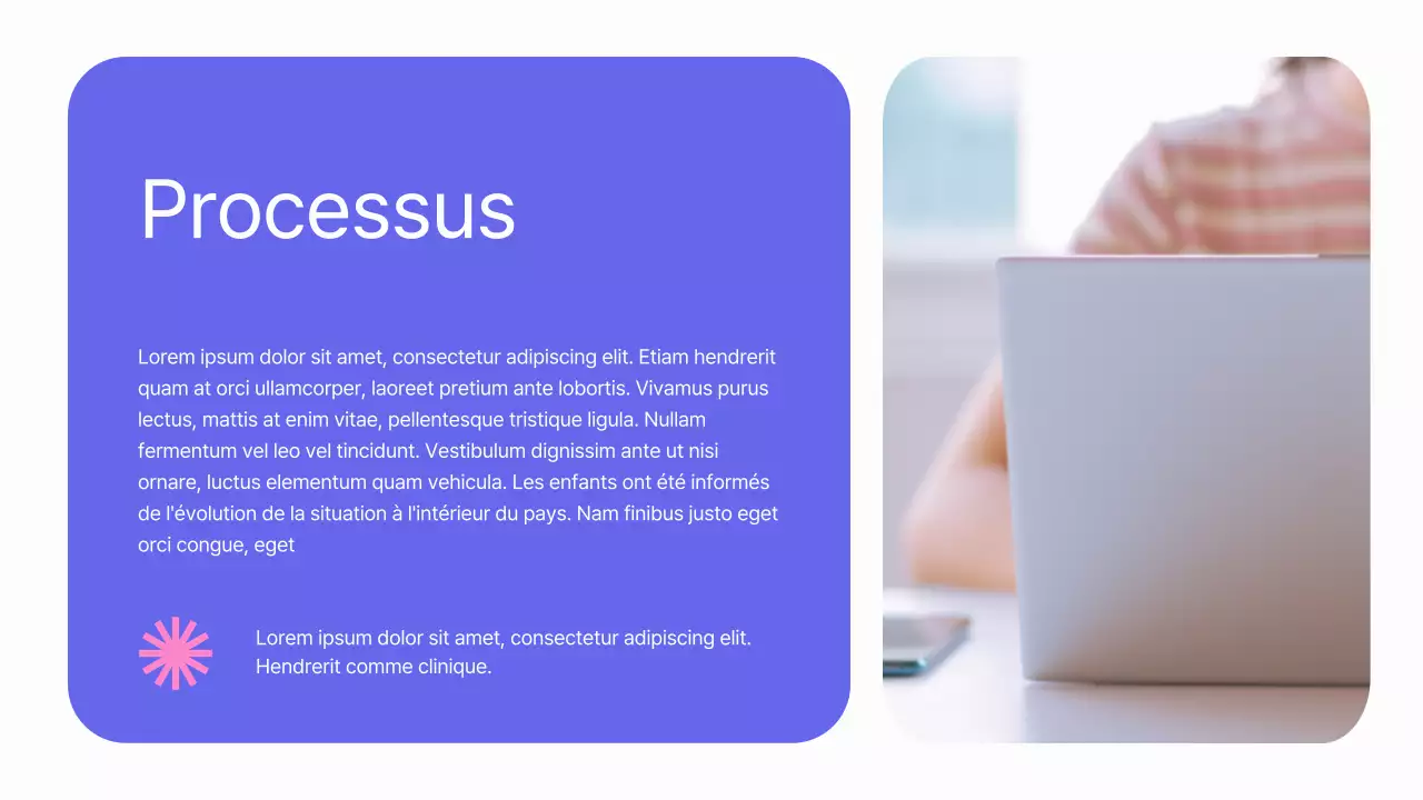 Promotion du cours de graphiste moderne Purple Pink