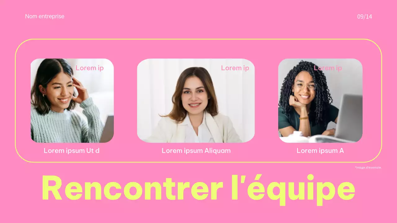 Promotion d'une marque de cosmétique colorée en rose et bleu