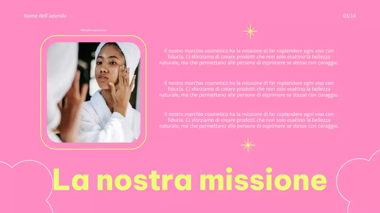 Promozione del marchio cosmetico colorato di tendenza rosa e blu