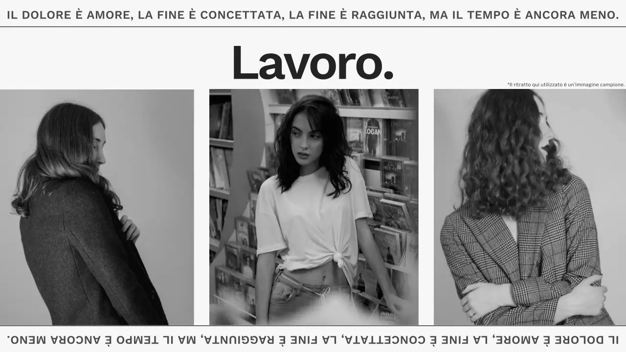 Tendenza grigia e bianca Materiale minimale per portfolio di fotografi