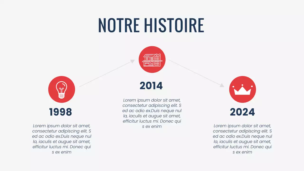 Présentation de la société Navy Red modern minimal Bike Shop