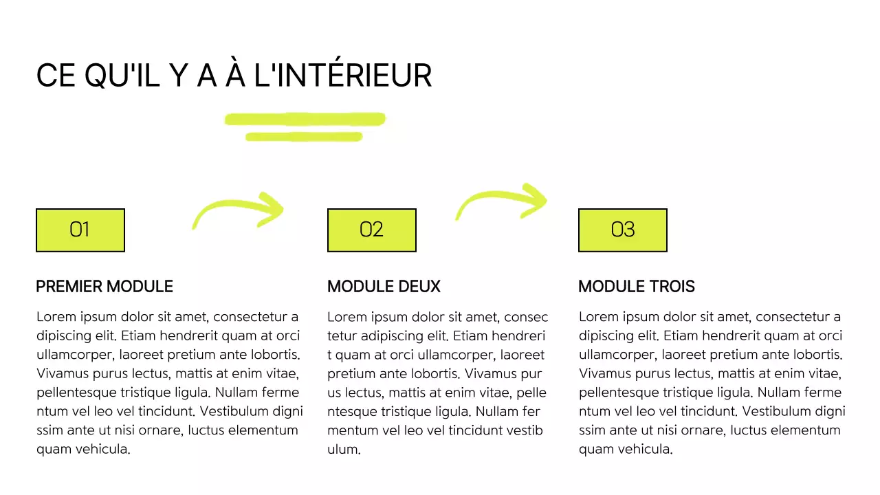 Promotion de cours en ligne moderne blanc et citron vert