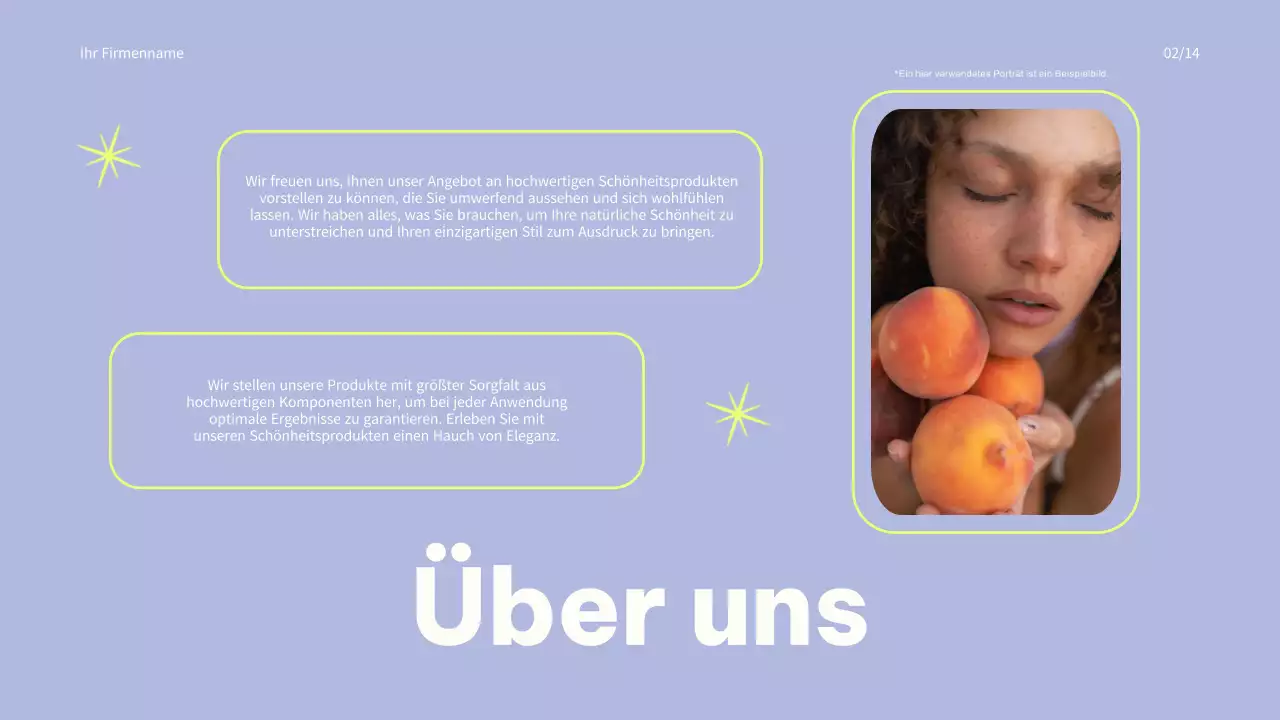 Rosa und Blau Trend bunte Kosmetik Marke Förderung