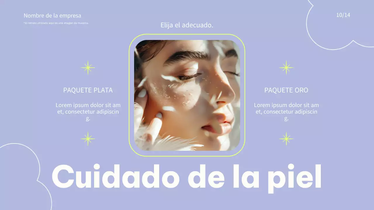 Pink and Blue Trend Colorful Promoción de marca de cosméticos