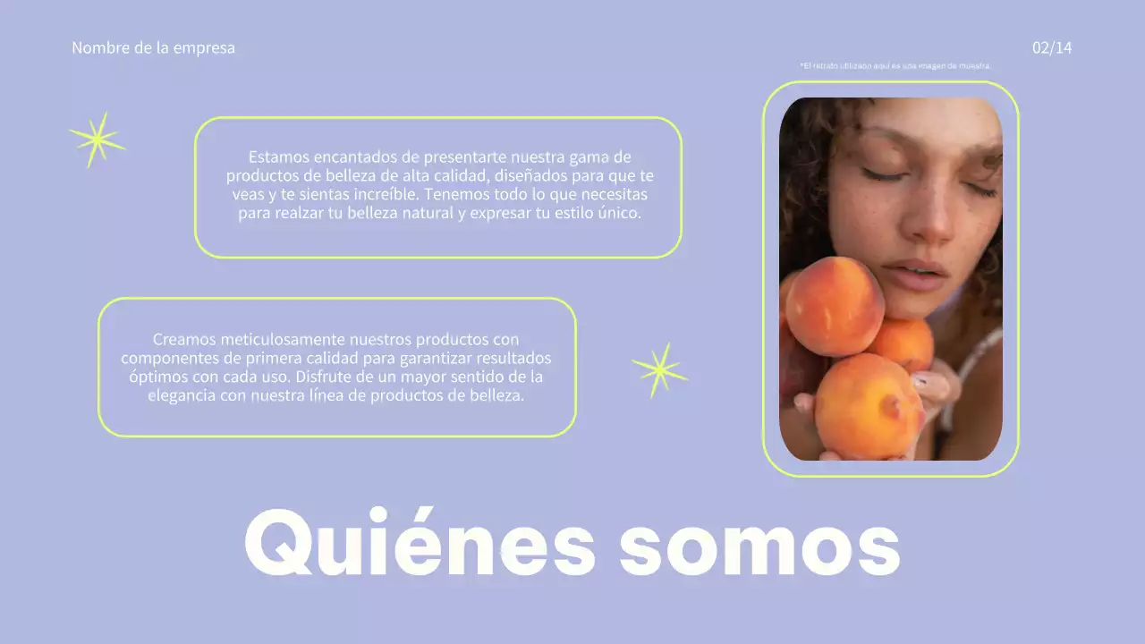 Pink and Blue Trend Colorful Promoción de marca de cosméticos