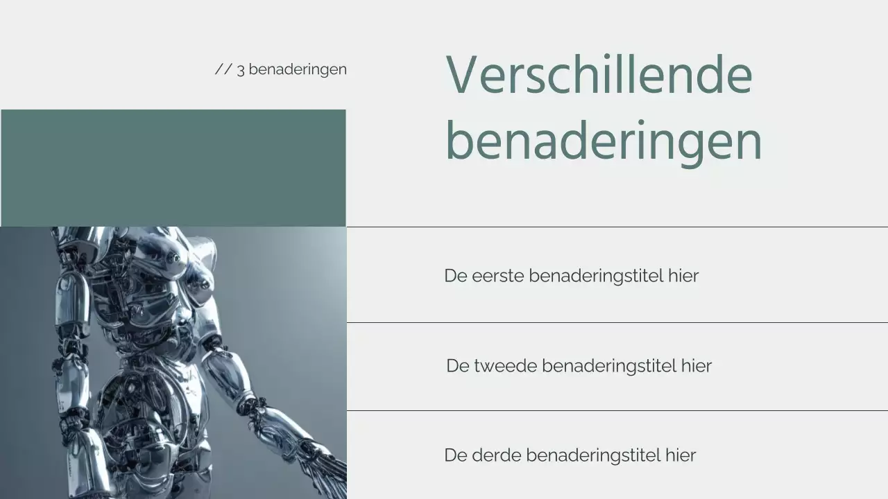 Groen Minimaal Kunstmatige Intelligentie Lesmateriaal