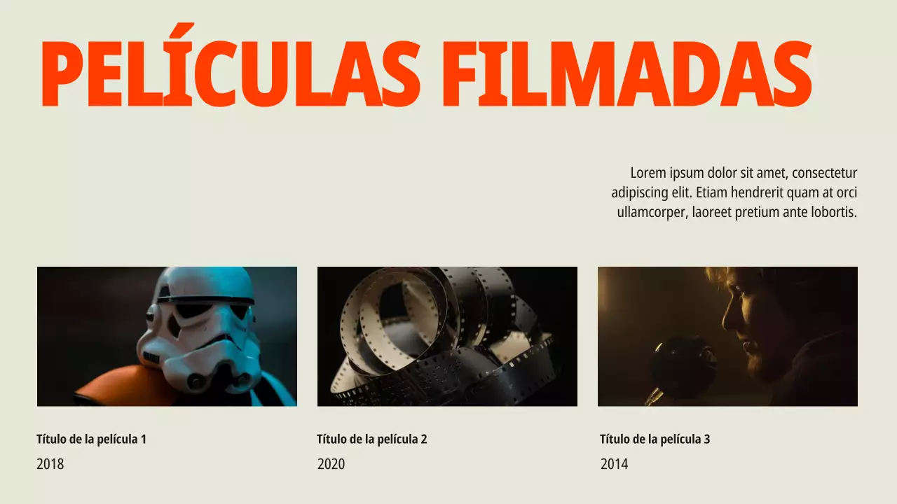 Cartera negra minimalista de director de cine