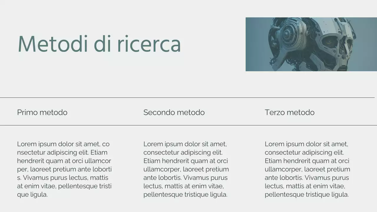 Materiale didattico sull'intelligenza artificiale verde e minimale