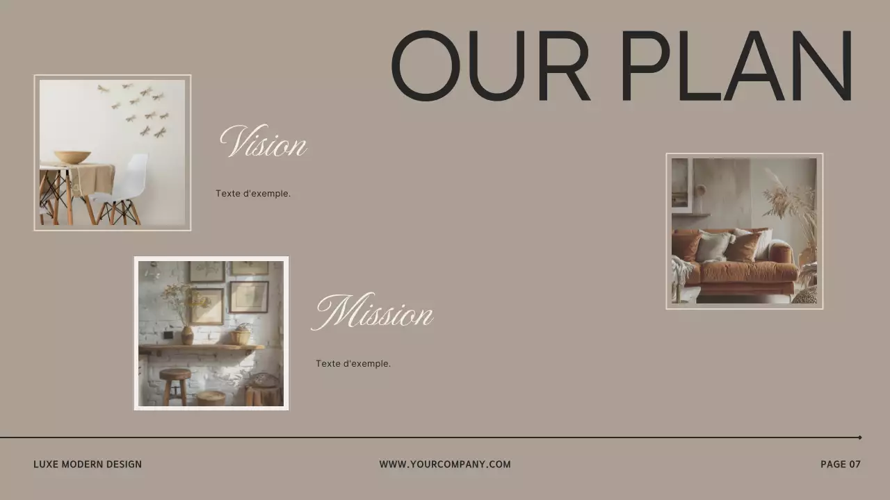 Beige Brown Modern Interior Design Studio Presentation