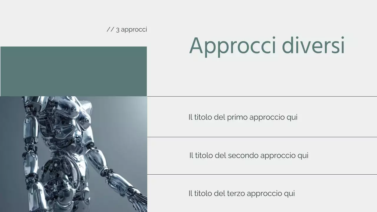 Materiale didattico sull'intelligenza artificiale verde e minimale