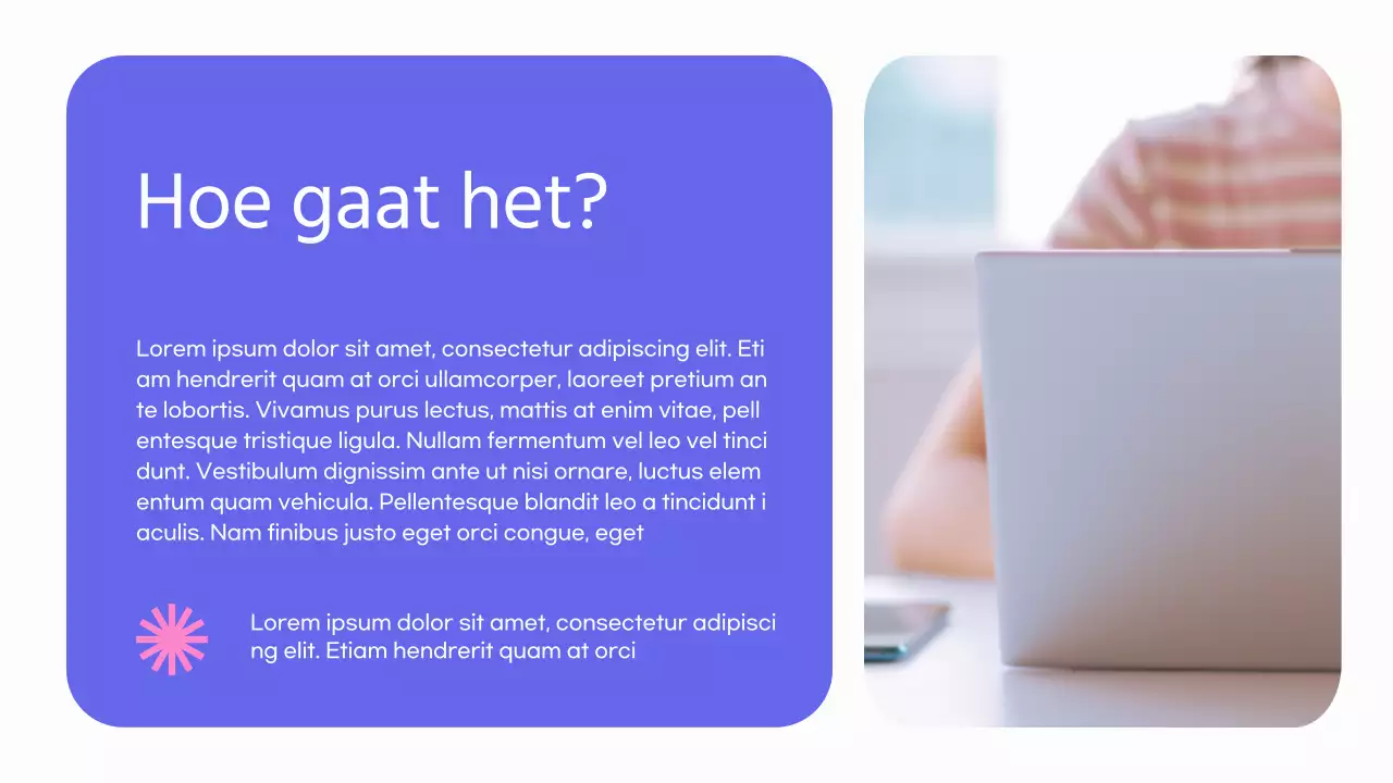 Paars Roze Moderne Grafisch Ontwerper Cursus Promotie