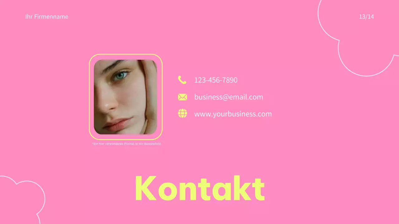 Rosa und Blau Trend bunte Kosmetik Marke Förderung