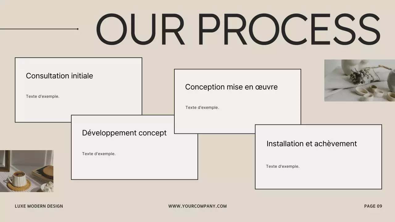 Beige Brown Modern Interior Design Studio Presentation