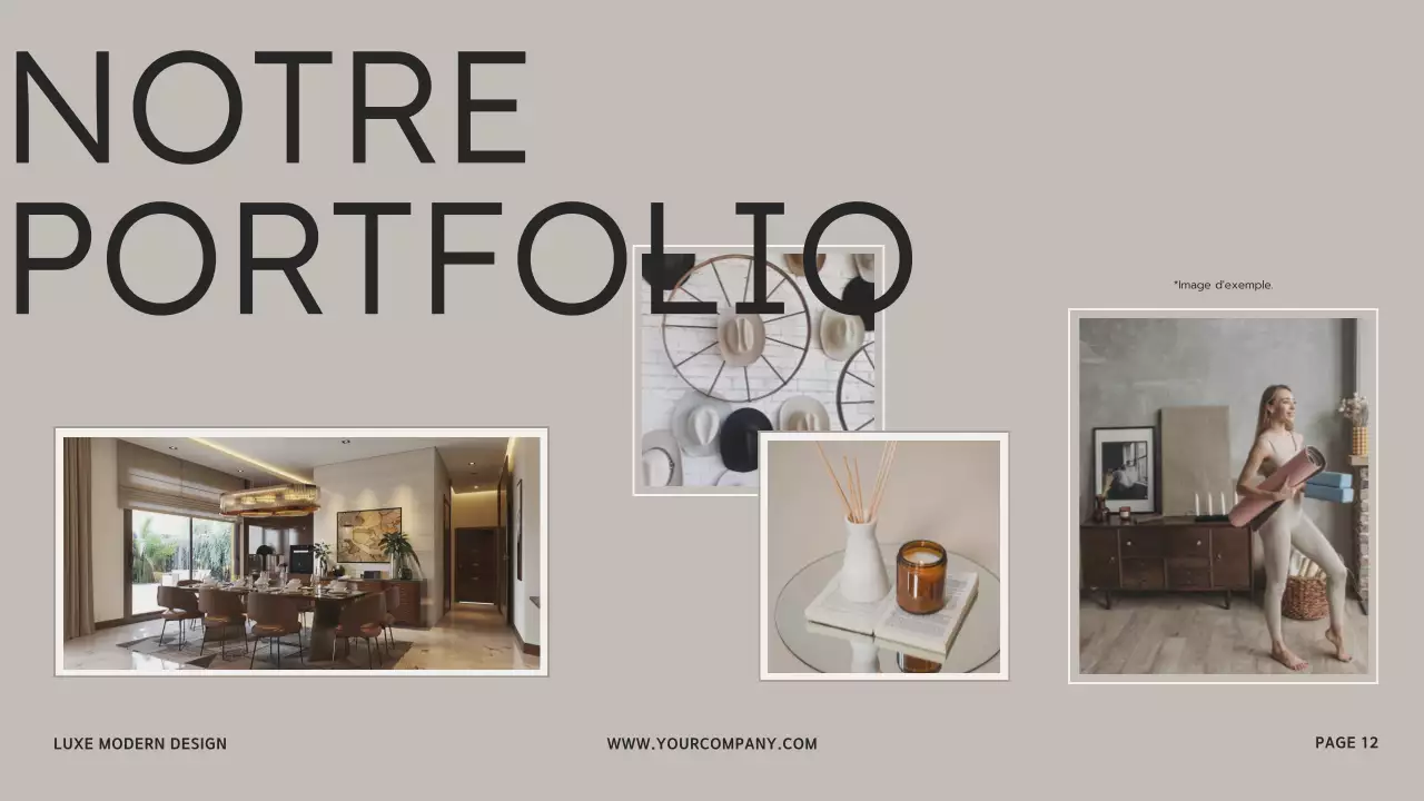 Beige Brown Modern Interior Design Studio Presentation