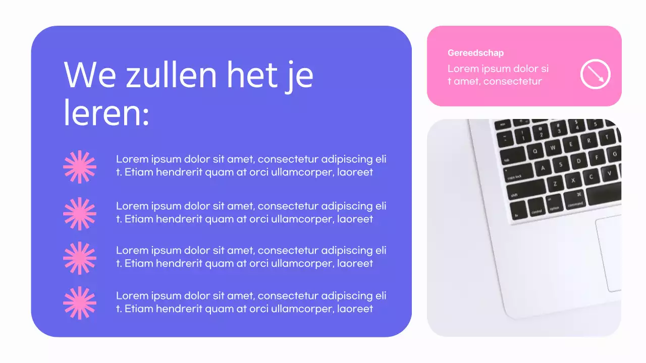 Paars Roze Moderne Grafisch Ontwerper Cursus Promotie