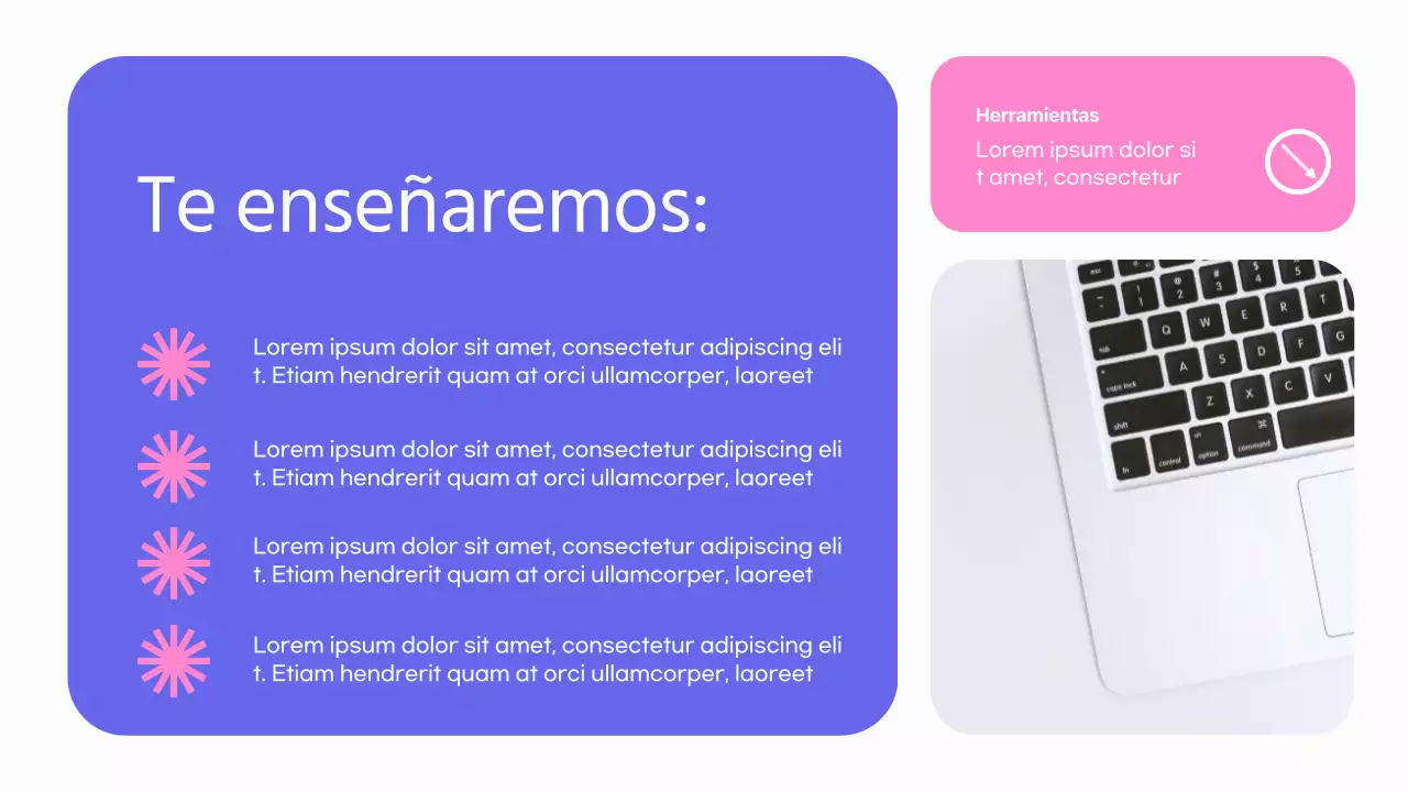 Púrpura Rosa Curso de Diseñador Gráfico Moderno Promoción