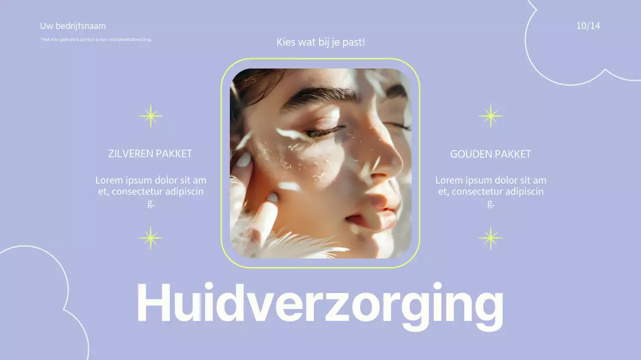 Roze en blauwe trend kleurrijke cosmetische merk promotie