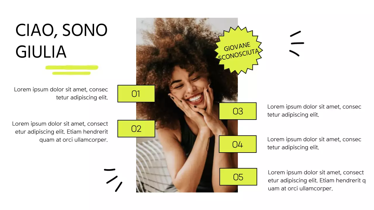 Promozione di un corso online moderno in bianco e lime