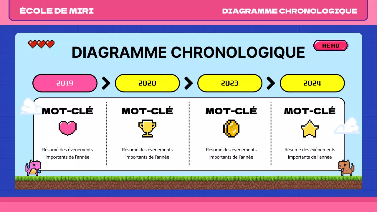 Rose bleu pop art rétro pixel class material