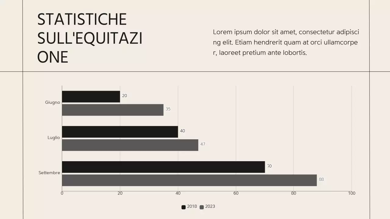 Introduzione dell'azienda Beige Minimal Horse Club