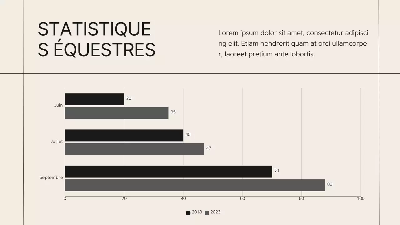 Beige Minimal Horse Club Présentation de la société