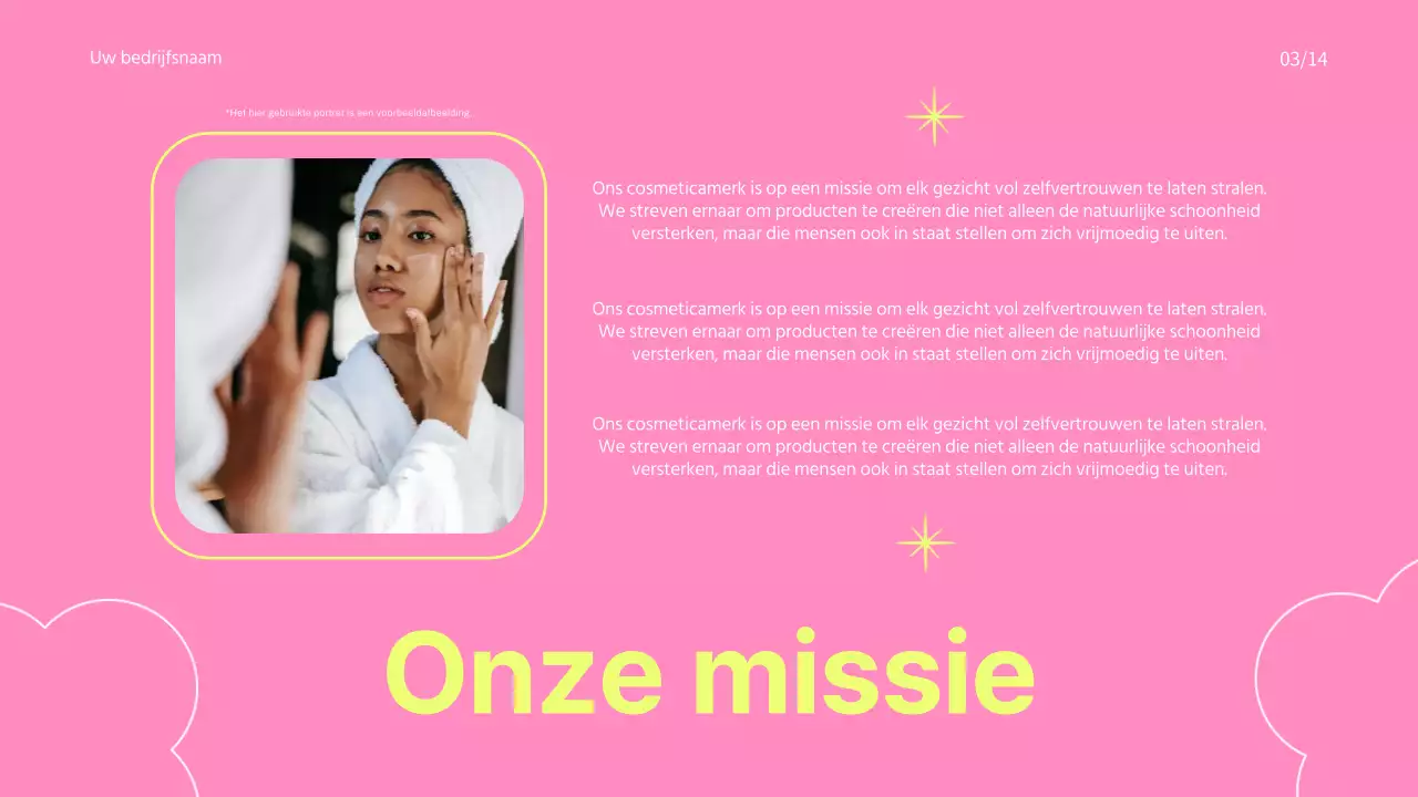 Roze en blauwe trend kleurrijke cosmetische merk promotie