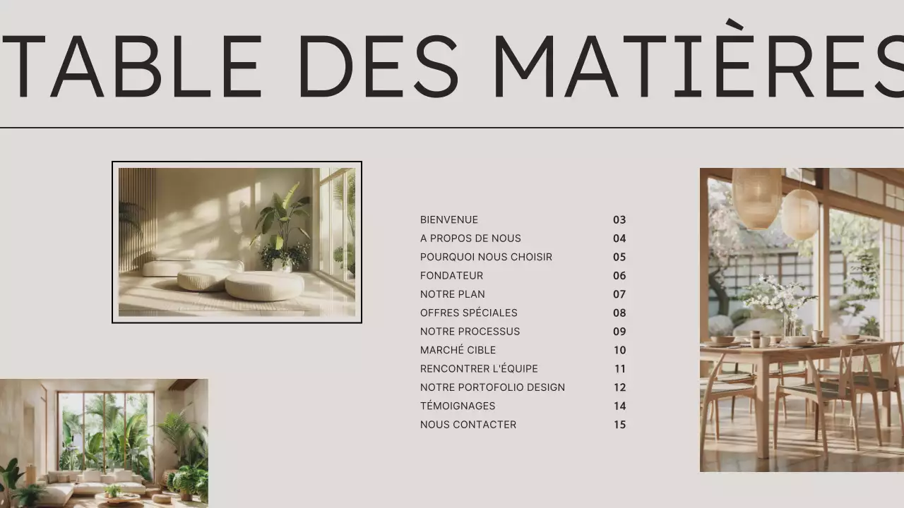 Beige Brown Modern Interior Design Studio Presentation